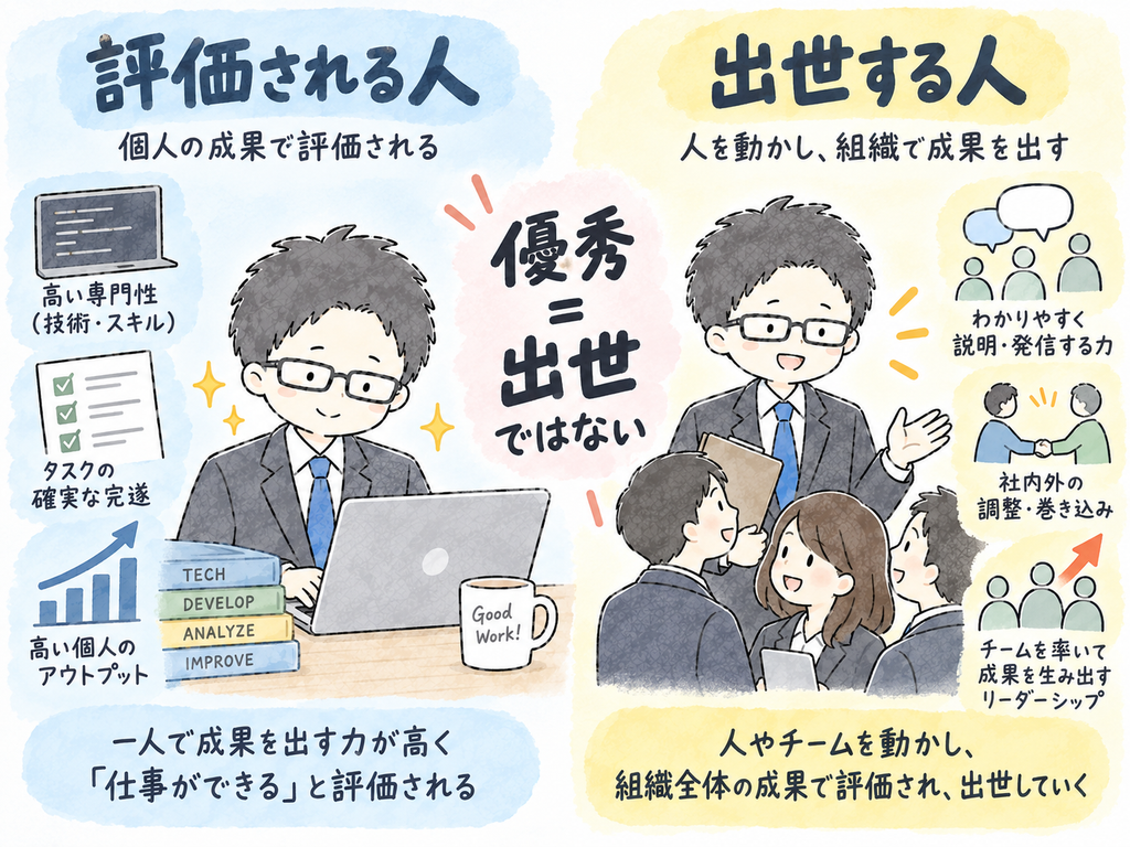 優秀=出世ではない