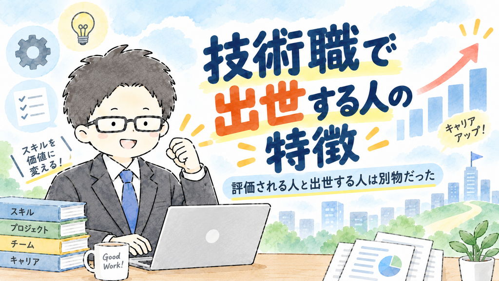 技術職で出世する人の特徴