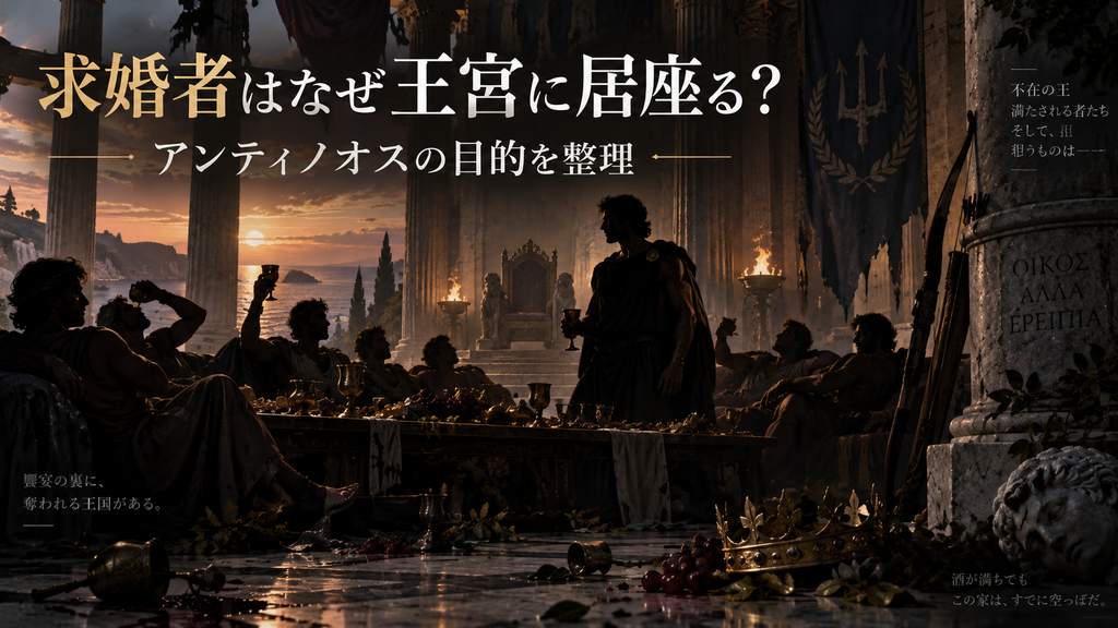 オデュッセイア 求婚者 なぜ