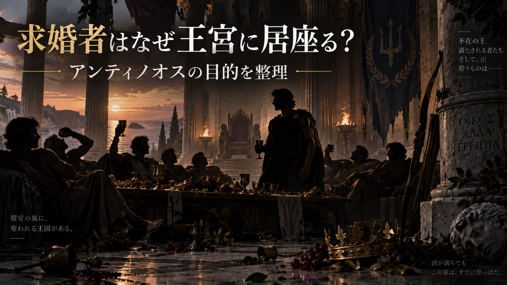 オデュッセイア 求婚者 なぜ