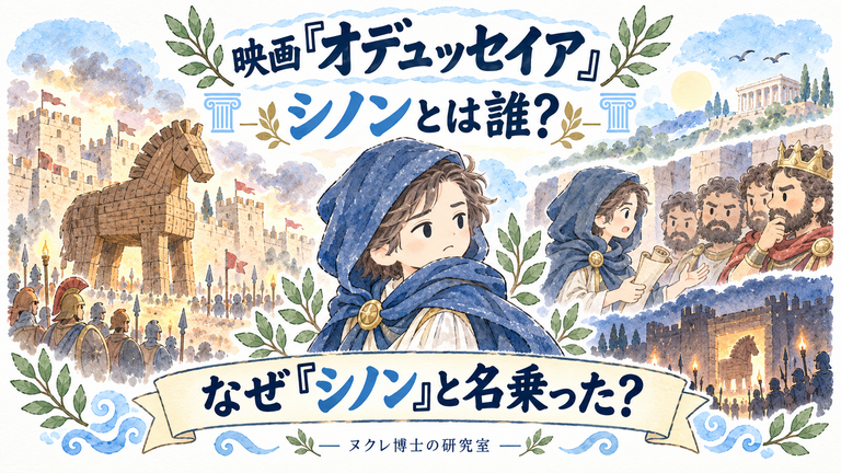 映画『オデュッセイア』のシノンとは誰？なぜオデュッセウスは「シノン」と名乗った？